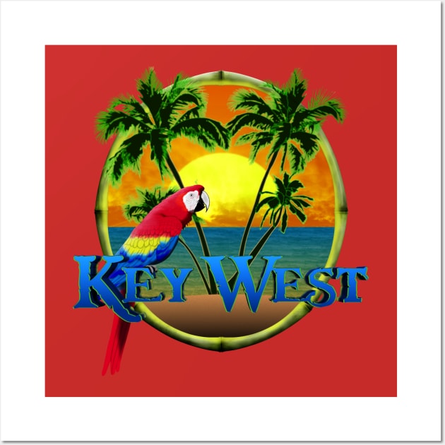 Key West Florida Sunset Wall Art by macdonaldcreativestudios